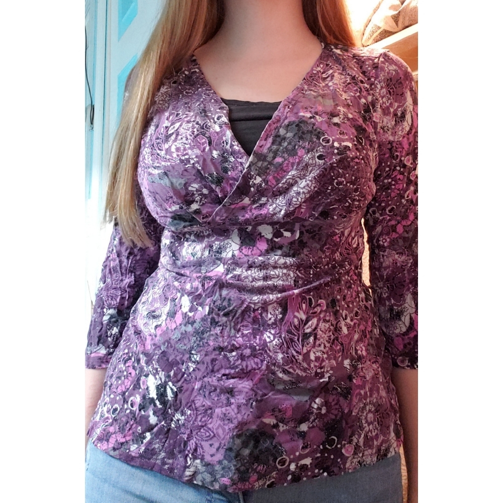 Christopher & Banks Purple Long Sleeve